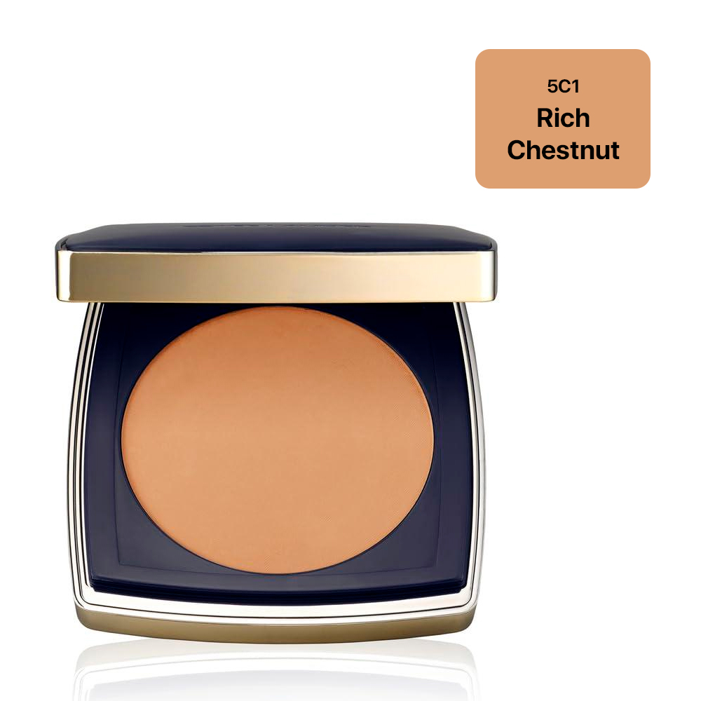 ESTÉE LAUDER DOUBLE WEAR – POLVO MATE, CONTROL DE BRILLO, 0.39 OZ | RICH CHESTNUT - 1