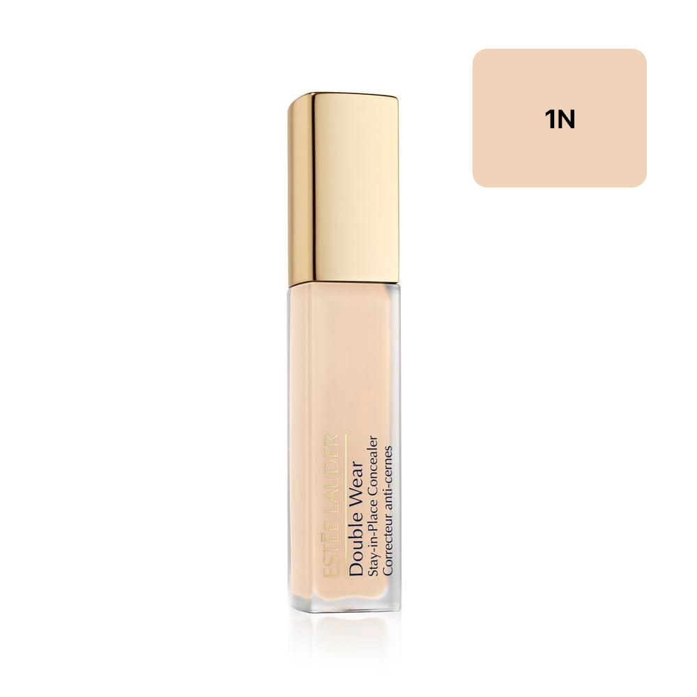 ESTÉE LAUDER DOUBLE WEAR – CORRECTOR LÍQUIDO MATE, FIJACIÓN 24 HORAS, 0.4 OZ | 1N - 1