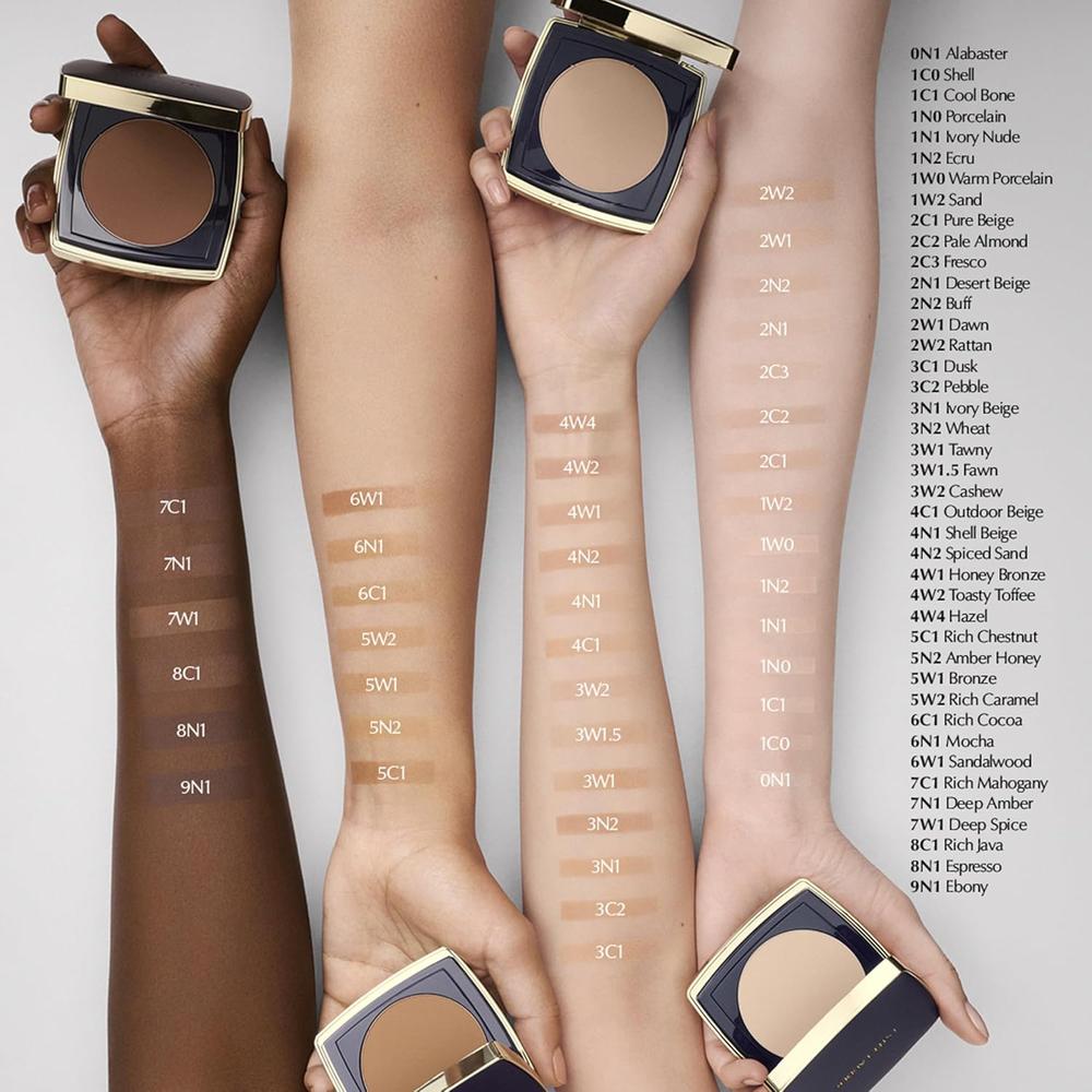 ESTÉE LAUDER DOUBLE WEAR – POLVO MATE DE LARGA DURACIÓN 12H, 0.39 OZ | RICH JAVA - 4