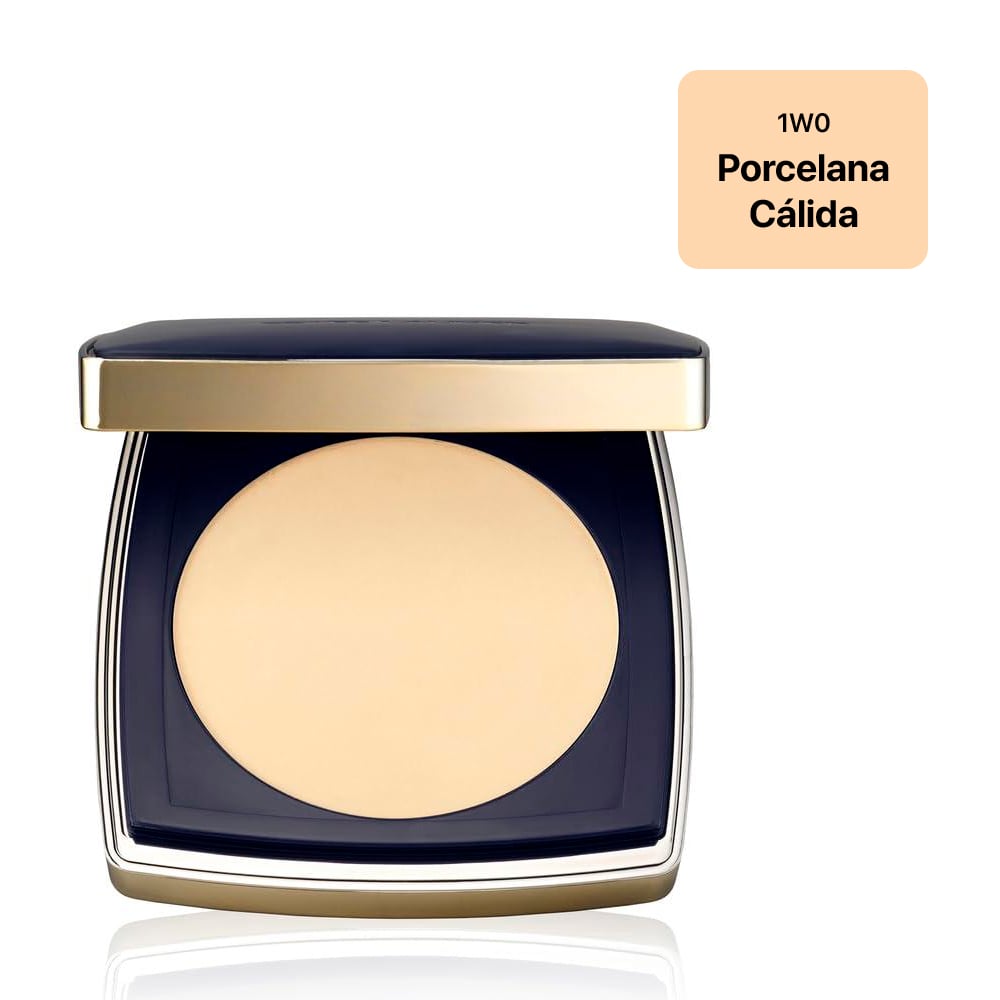 ESTÉE LAUDER DOUBLE WEAR – POLVO MATE DE LARGA DURACIÓN 12H, 0.39 OZ | PORCELANA CÁLIDA 1W0 - 1
