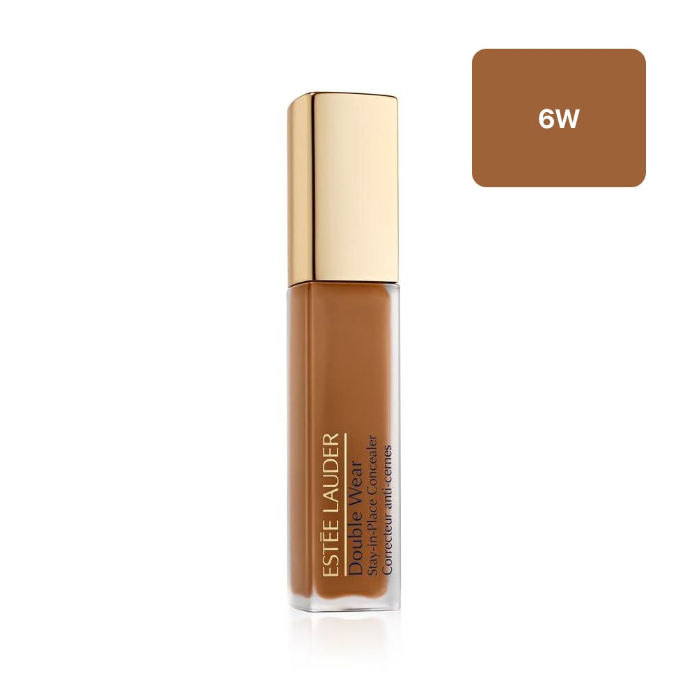 ESTÉE LAUDER DOUBLE WEAR – CORRECTOR LÍQUIDO MATE, FIJACIÓN 24 HORAS, 0.4 OZ | 6W - 1
