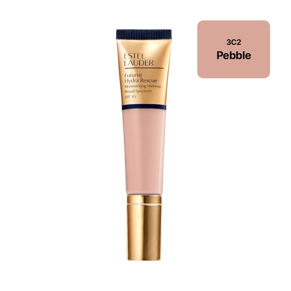 ESTÉE LAUDER FUTURIST HYDRA RESCUE – BASE HIDRATANTE SPF 45, 12H GLOW, 1.2 OZ | PEBBLE - 1