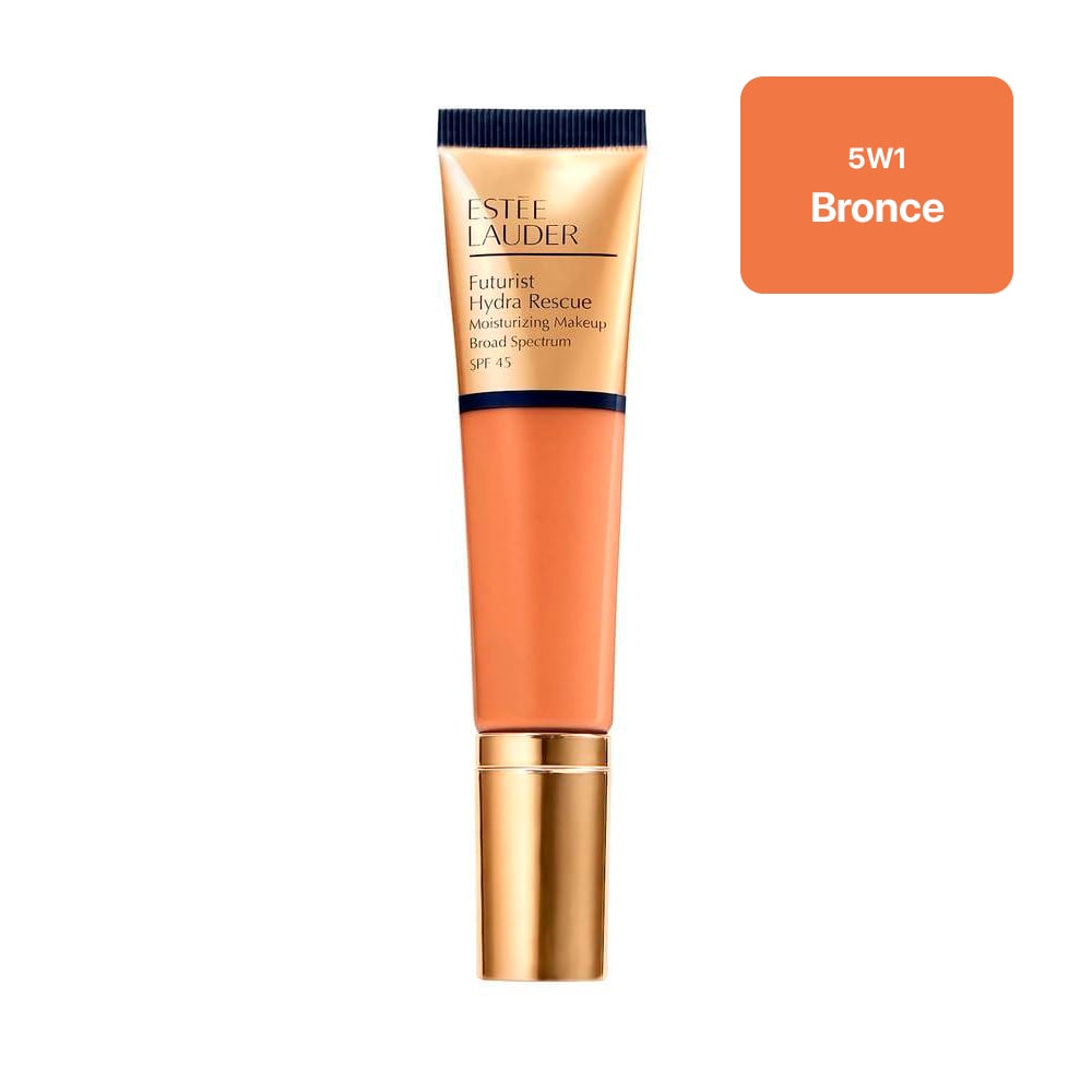 ESTÉE LAUDER FUTURIST HYDRA RESCUE – BASE LÍQUIDA SPF 45, 12H, 1.2 OZ | BRONCE 5W1 - 1