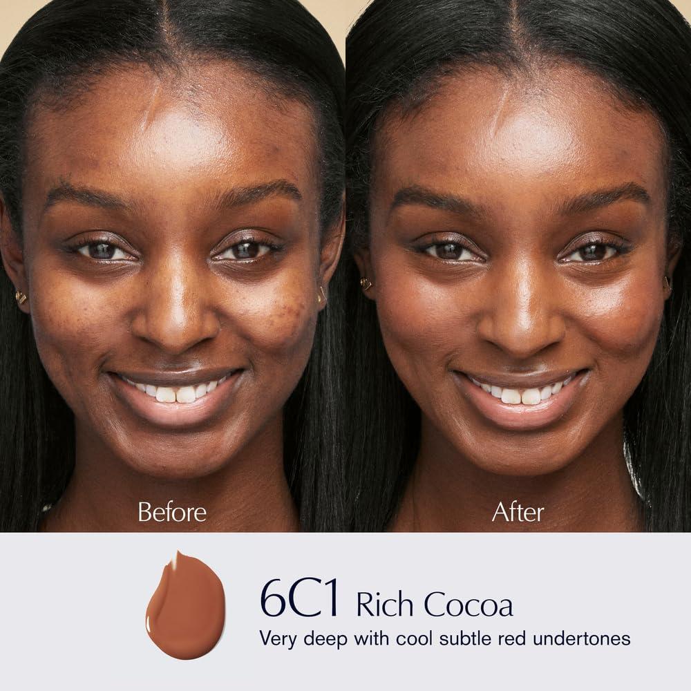 ESTÉE LAUDER FUTURIST HYDRA RESCUE – BASE LÍQUIDA SPF 45, 12H, 1.2 OZ | CACAO RICO 6C1 - 3