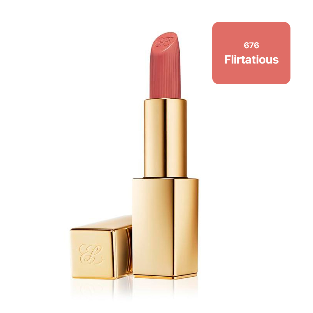 ESTĂE LAUDER PURE COLOR â LABIAL MATE LARGA DURACIĂN Y CUIDADO LABIAL | FLIRTATIOUS - 1