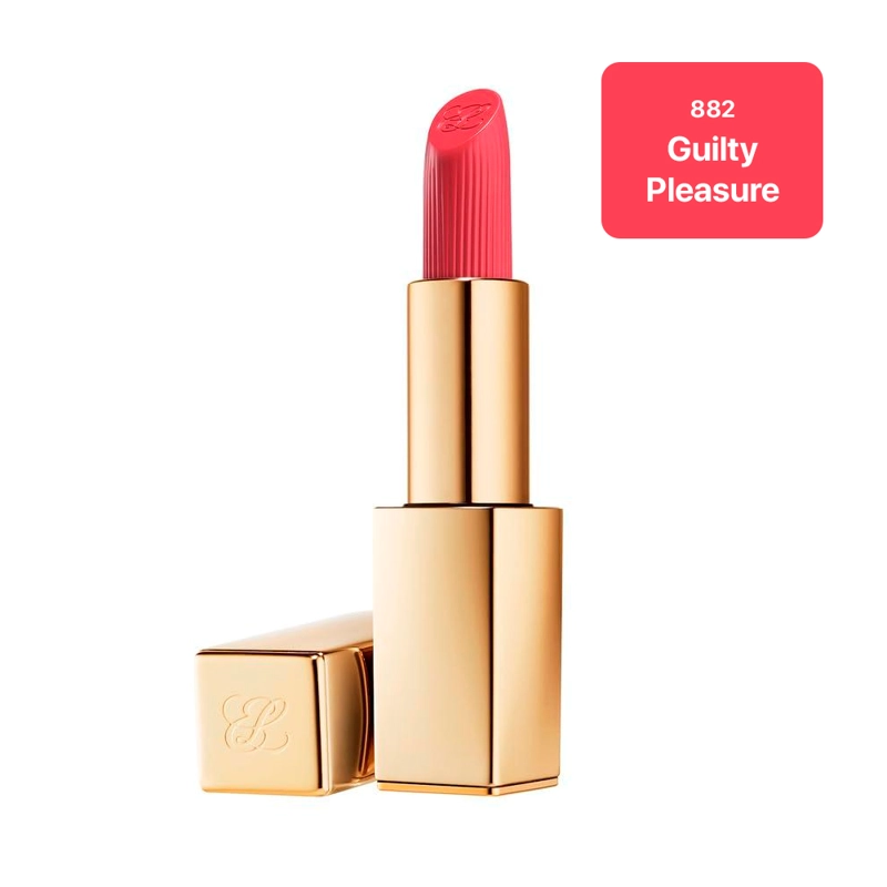 ESTÉE LAUDER PURE COLOR – LABIAL CREMA LARGA DURACIÓN Y CUIDADO LABIAL | GUILTY PLEASURE - 1
