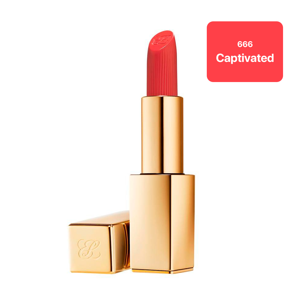 ESTÉE LAUDER PURE COLOR – LABIAL MATE LARGA DURACIÓN HIDRATANTE | CAPTIVATED - 1