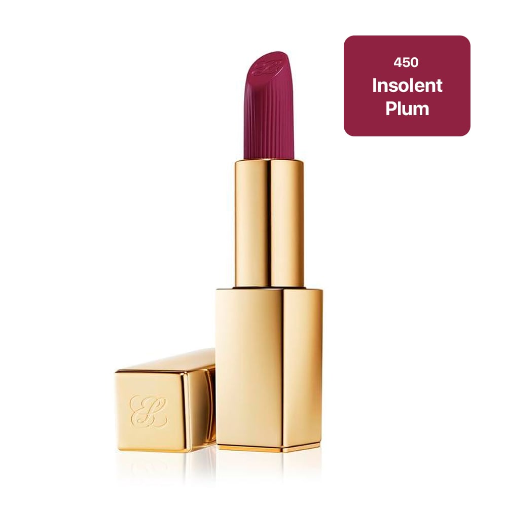 ESTÉE LAUDER PURE COLOR – LABIAL CREMA LARGA DURACIÓN Y CUIDADO LABIAL | INSOLENT PLUM - 1