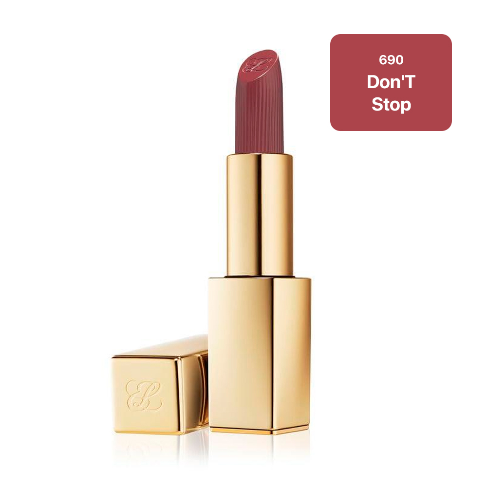 ESTÉE LAUDER PURE COLOR – LABIAL MATE LARGA DURACIÓN HIDRATANTE | DON'T STOP - 1