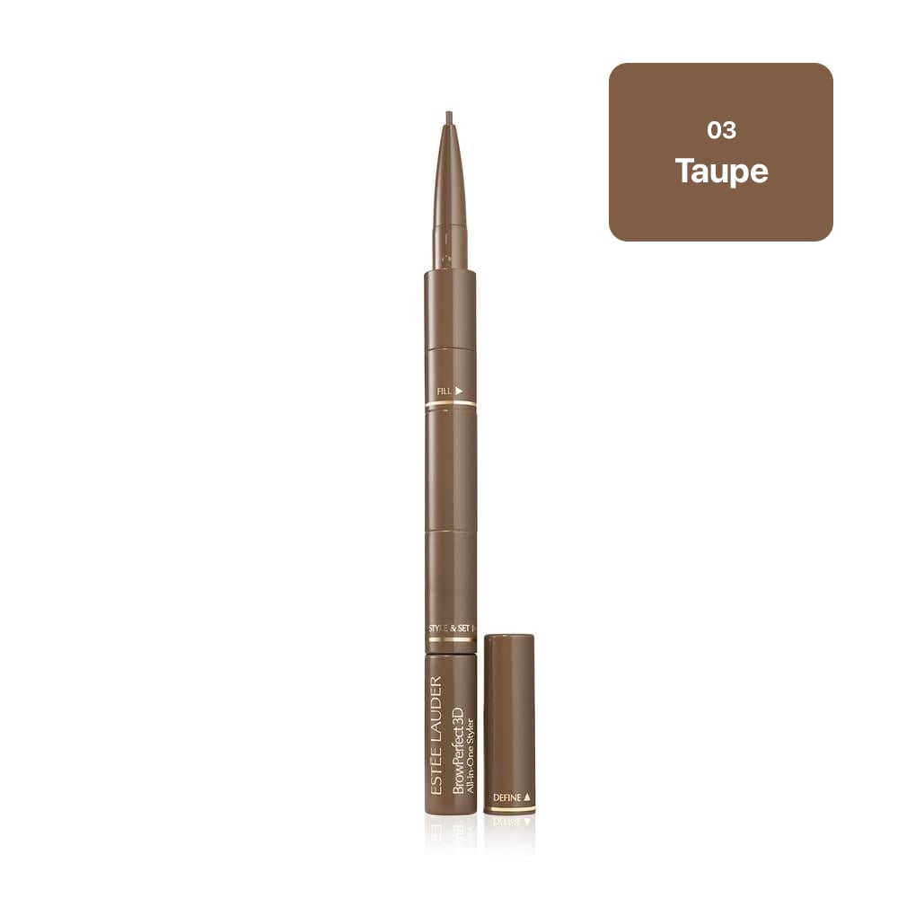 ESTÉE LAUDER BROWPERFECT – ESTILIZADOR 3D DE CEJAS CON LÁPIZ, POLVO Y CEPILLO | TAUPE - 1