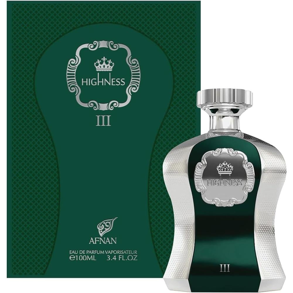AFNAN HIGHNESS GREEN EAU DE PARFUM UNISEX DE LUJO | 3.4 ONZAS - 3
