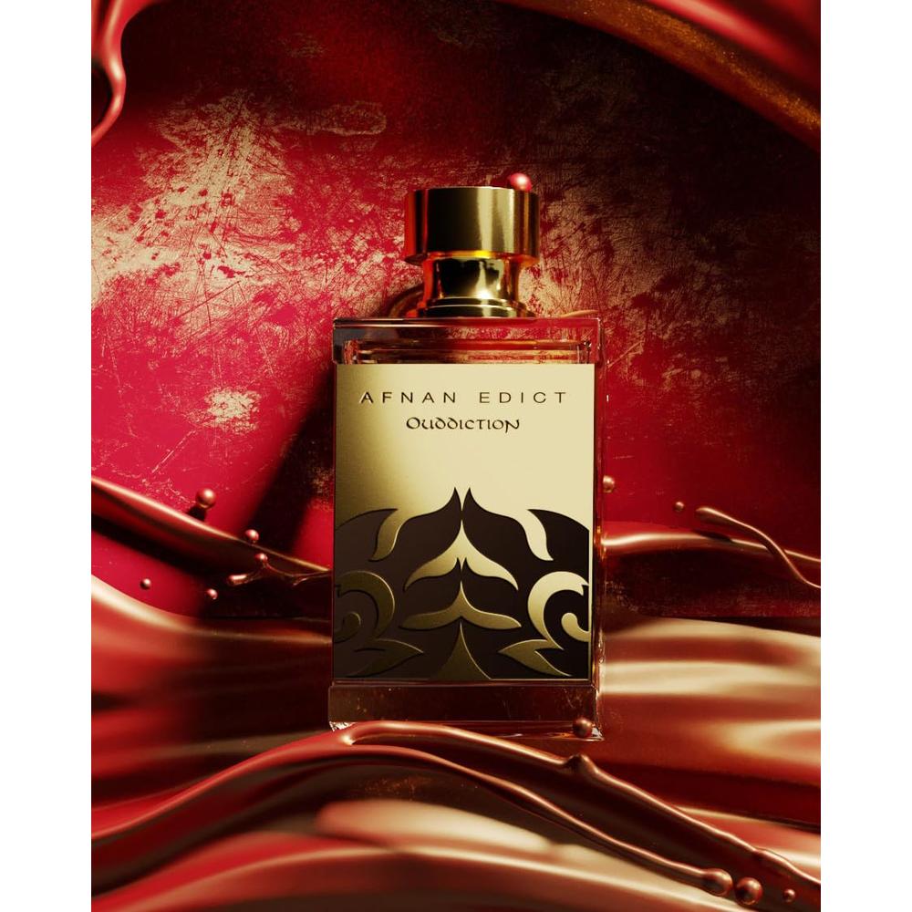 AFNAN EDICT OUDDICTION – PERFUME UNISEX DE LUJO 2.7 OZ, OUD Y ÁMBAR - 3