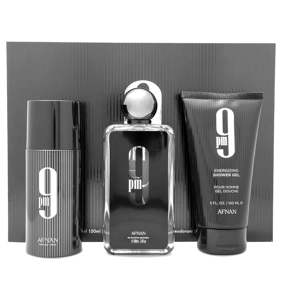 SET DE PERFUME AFNAN 9 PM EDP 3 PZS HOMBRE - 4