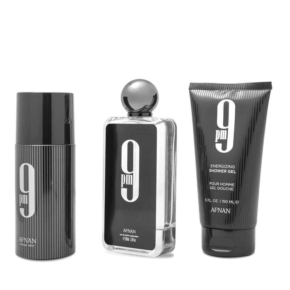 SET DE PERFUME AFNAN 9 PM EDP 3 PZS HOMBRE - 5