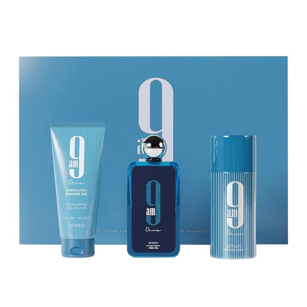 SET DE REGALO AFNAN 9 AM DIVE PACK 3 - 1