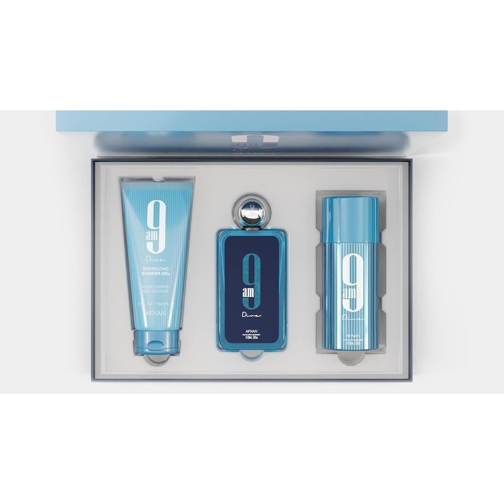 SET DE REGALO AFNAN 9 AM DIVE PACK 3 - 3