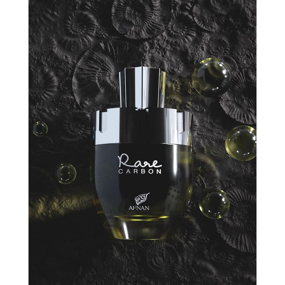 AFNAN RARE CARBON EAU DE PARFUM SPRAY PARA HOMBRE | 3.4 ONZAS - 4