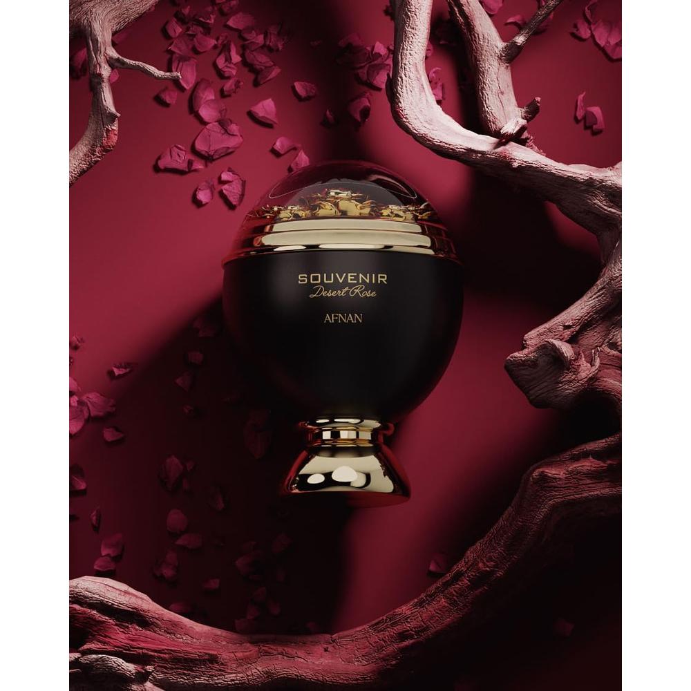 AFNAN SOUVENIR DESERT ROSE – SET DE PERFUME, LOCIÓN Y GEL DE DUCHA PARA MUJER - 5