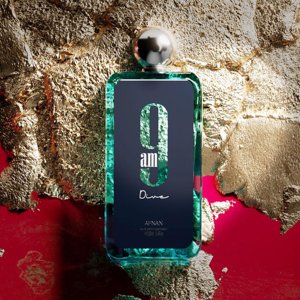 PERFUME AFNAN 9 AM DIVE EDP UNISEX 3.4 OZ / 100 ML - 5