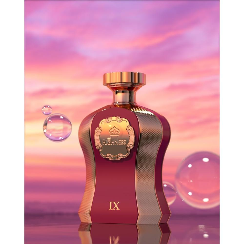AFNAN HIGHNESS MAROON EAU DE PARFUM UNISEX DE LUJO | 3.4 ONZAS - 3