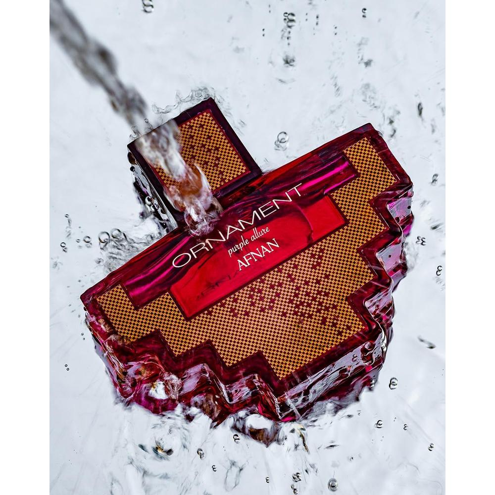 AFNAN ORNAMENTO PURPLE ALLURE EAU DE PARFUM PARA MUJER | 3.4 ONZAS - 4