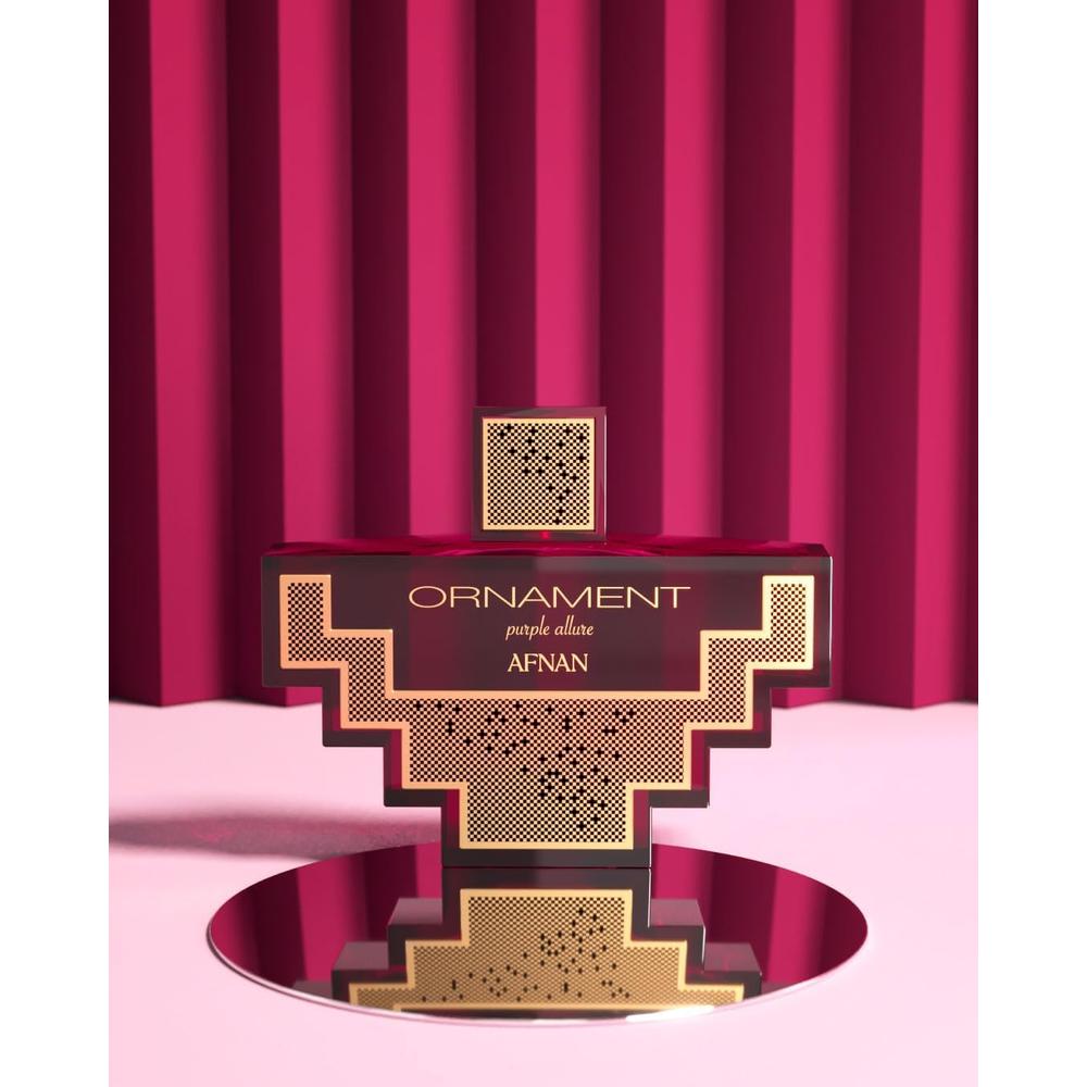 AFNAN ORNAMENTO PURPLE ALLURE EAU DE PARFUM PARA MUJER | 3.4 ONZAS - 5