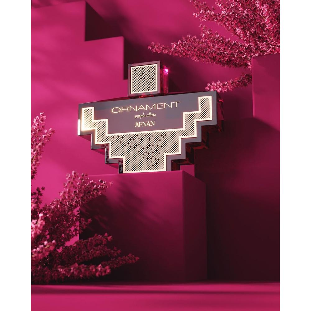 AFNAN ORNAMENTO PURPLE ALLURE EAU DE PARFUM PARA MUJER | 3.4 ONZAS - 6