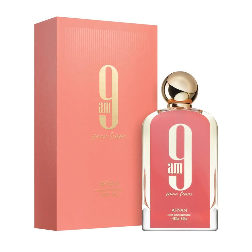 AFNAN 9 AM MUJER POUR FEMME EAU DE PARFUM | 3.4 ONZAS - 3