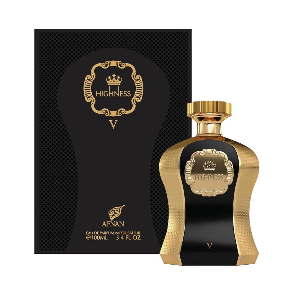 AFNAN HIGHNESS BLACK LUXURY EAU DE PARFUM PARA MUJER | 3.4 ONZAS - 3