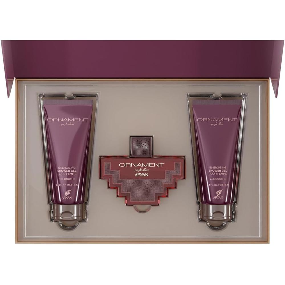 AFNAN PURPLE ALLURE – SET DE PERFUME Y CUIDADO CORPORAL PARA MUJER - 3