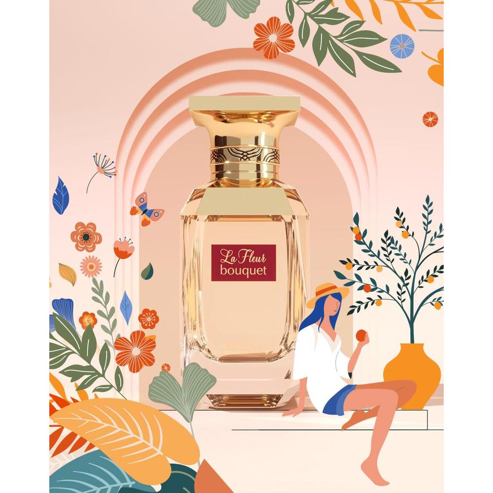 AFNAN LA FLEUR BOUQUET EAU DE PARFUM PARA MUJER | 2.7 ONZAS - 5