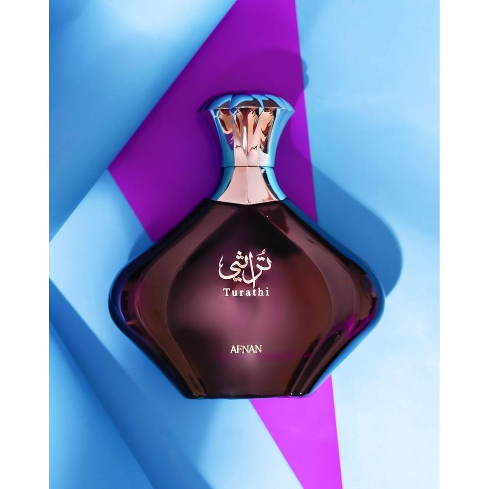 AFNAN TURATHI - EAU DE PARFUM MORADO PARA MUJER | 3.0 ONZAS - 4
