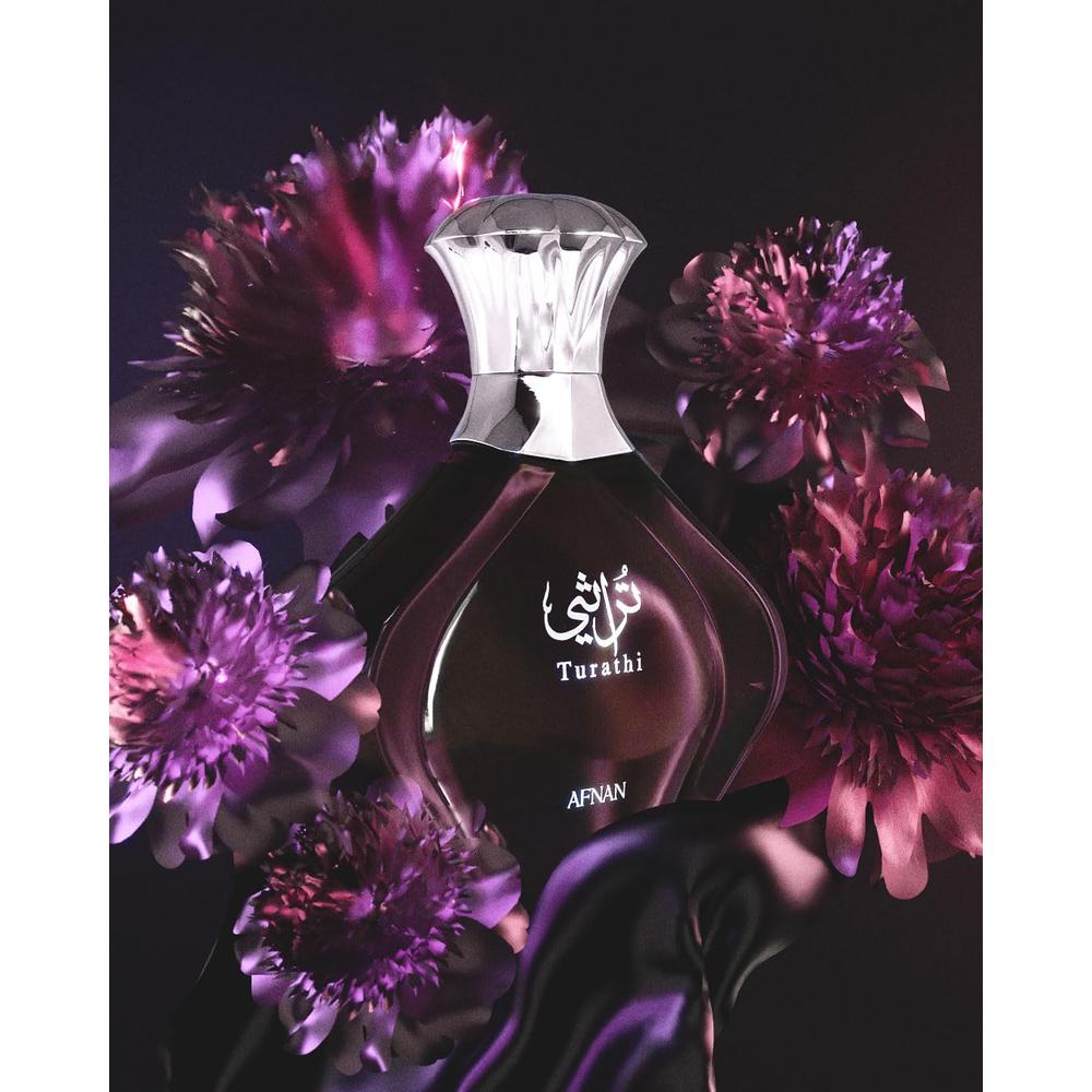 AFNAN TURATHI - EAU DE PARFUM MORADO PARA MUJER | 3.0 ONZAS - 6