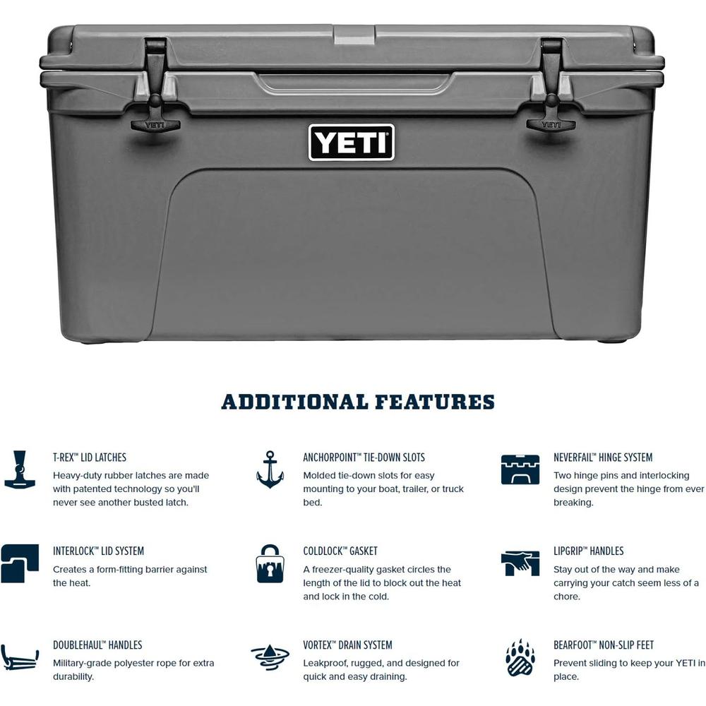YETI TUNDRA 65 COOLER PORTÁTIL | GRIS - 6