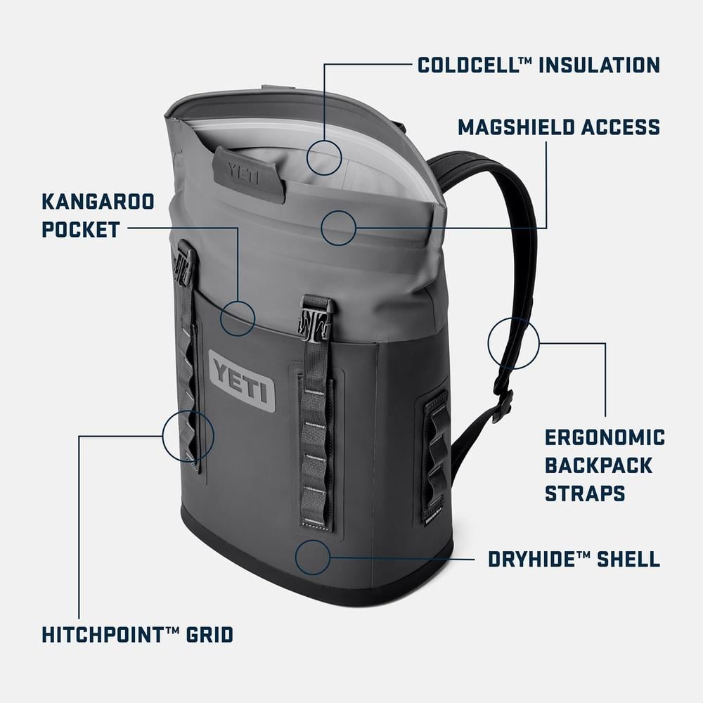 YETI HOPPER M40 COOLER PORTÁTIL PROTECCIÓN MAGNÉTICA | NEGRO - 2