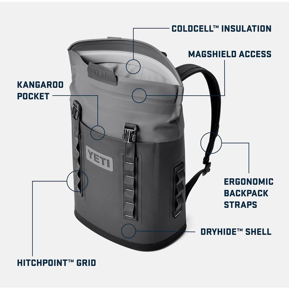 YETI HOPPER M40 COOLER PORTÁTIL PROTECCIÓN MAGNÉTICA | VERDE OSCURO - 2