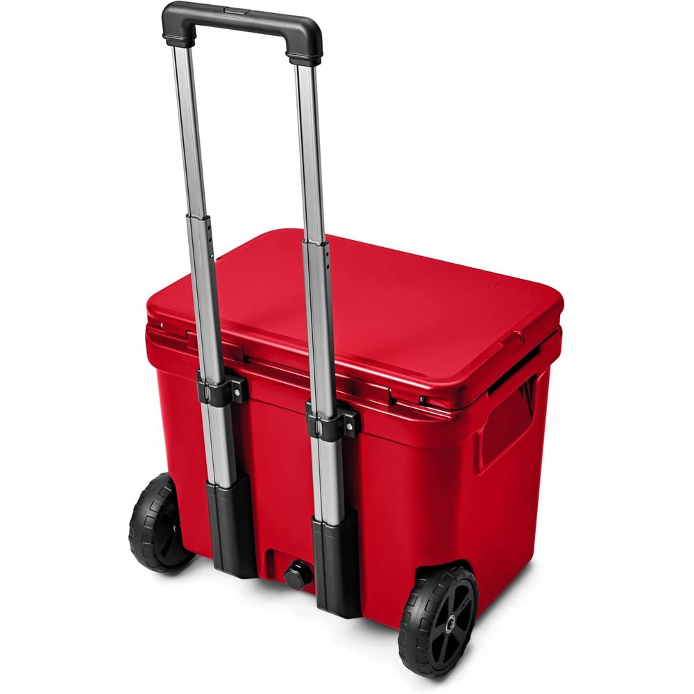 YETI ROADIE 60 COOLER CON RUEDAS Y MANGO RETRÁCTIL | ROJO - 6