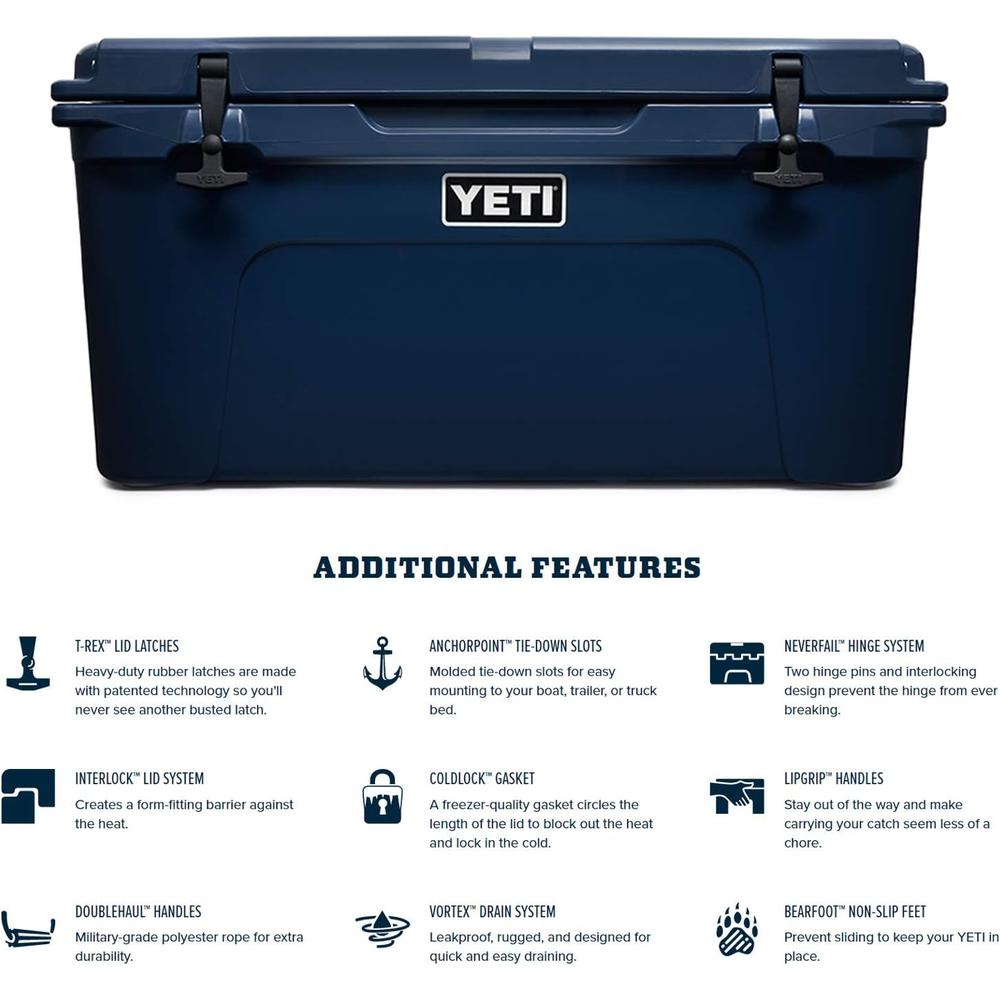 YETI TUNDRA 65 COOLER PORTÁTIL | AZUL MARINO - 6