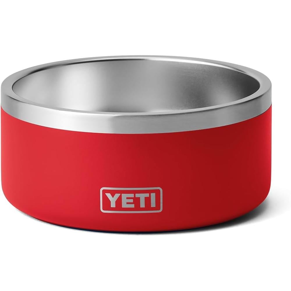 YETI BOOMER 8 TAZÓN DE ACERO INOXIDABLE PARA PERRO DE 64 OZ | ROJO VIVO - 1