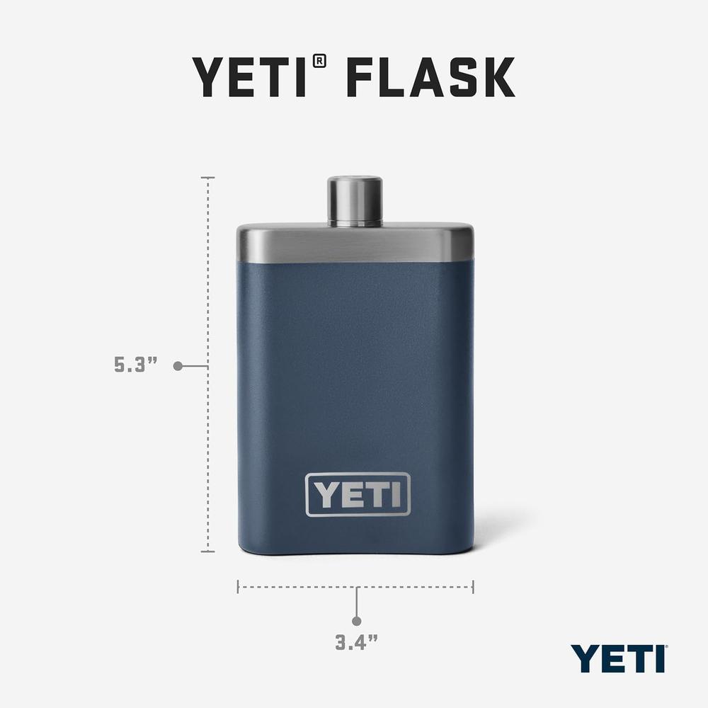 YETI RAMBLER JUEGO DE 4 VASOS DE CHUPITO CON ESTUCHE DE TRANSPORTE | PLATA - 6