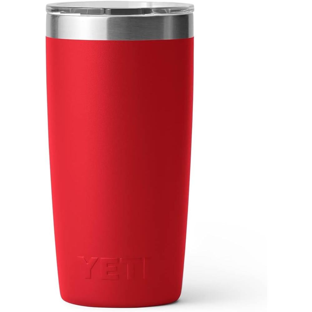 YETI RAMBLER VASO DE 10 OZ DE ACERO INOXIDABLE Y TAPA MAGSLIDER | ROJO - 5