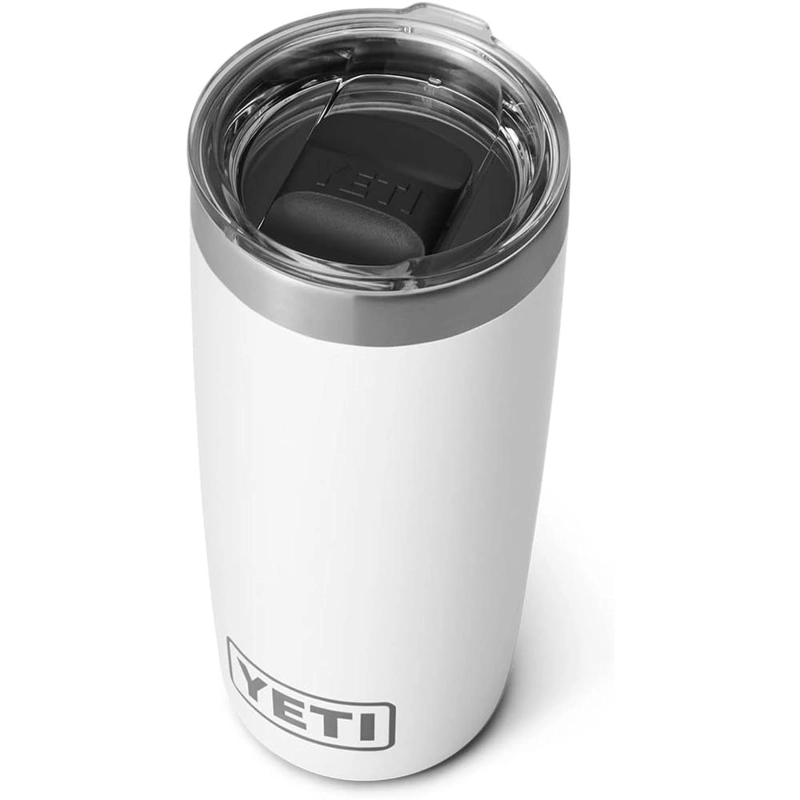 YETI RAMBLER VASO DE 10 OZ DE ACERO INOXIDABLE Y TAPA MAGSLIDER | BLANCO - 1