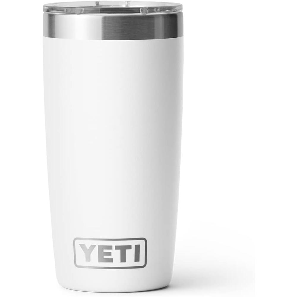 YETI RAMBLER VASO DE 10 OZ DE ACERO INOXIDABLE Y TAPA MAGSLIDER | BLANCO - 3