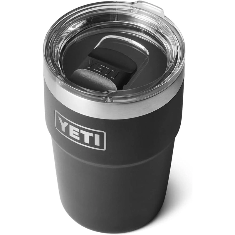 YETI RAMBLER VASO DE 16 OZ DE ACERO INOXIDABLE CON TAPA MAGSLIDER | NEGRO - 1