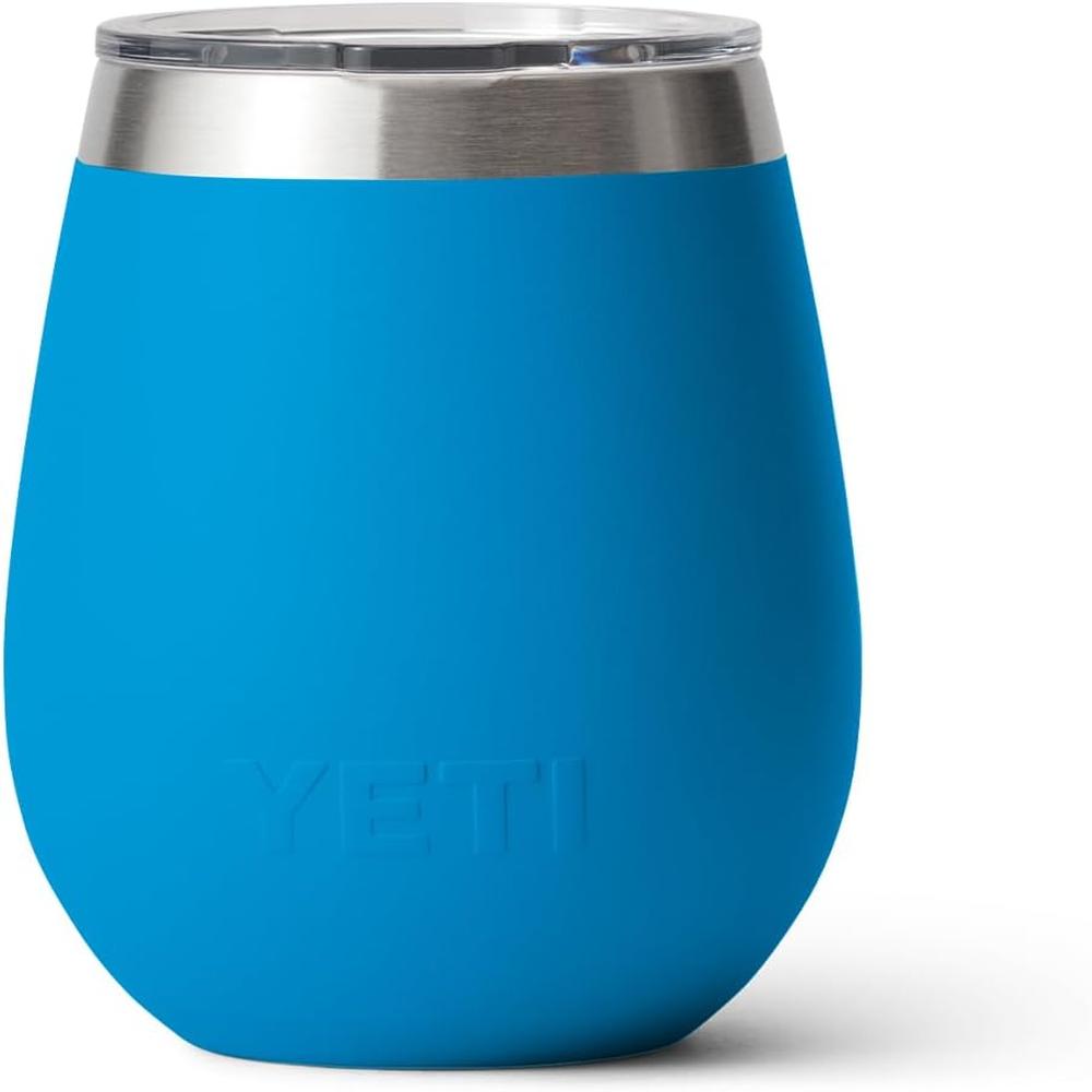 YETI RAMBLER VASO DE VINO DE 10 OZ DE ACERO INOXIDABLE CON TAPA MAGSLIDER | AZUL - 5