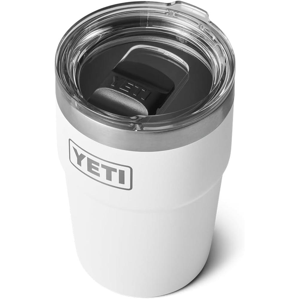YETI RAMBLER VASO DE 16 OZ DE ACERO INOXIDABLE CON TAPA MAGSLIDER | BLANCO - 1