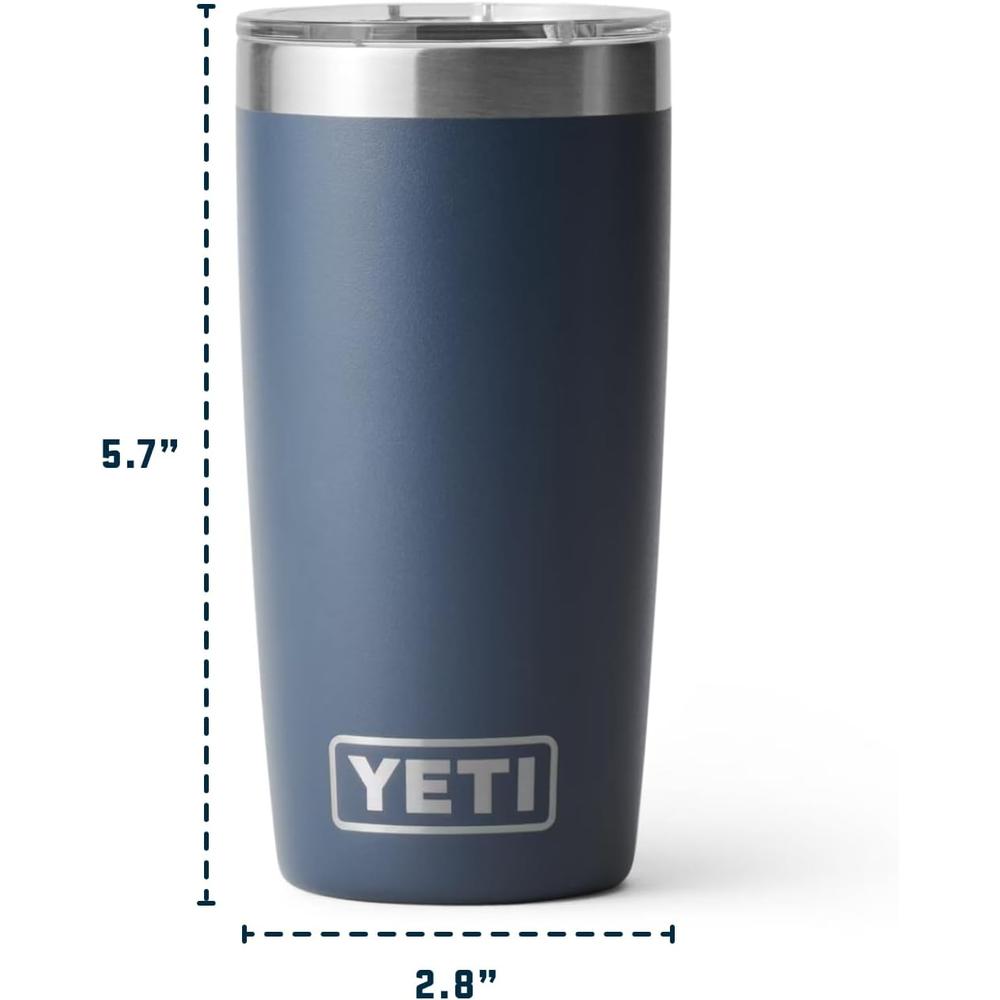 YETI RAMBLER VASO DE 10 OZ DE ACERO INOXIDABLE Y TAPA MAGSLIDER | VIOLETA - 5