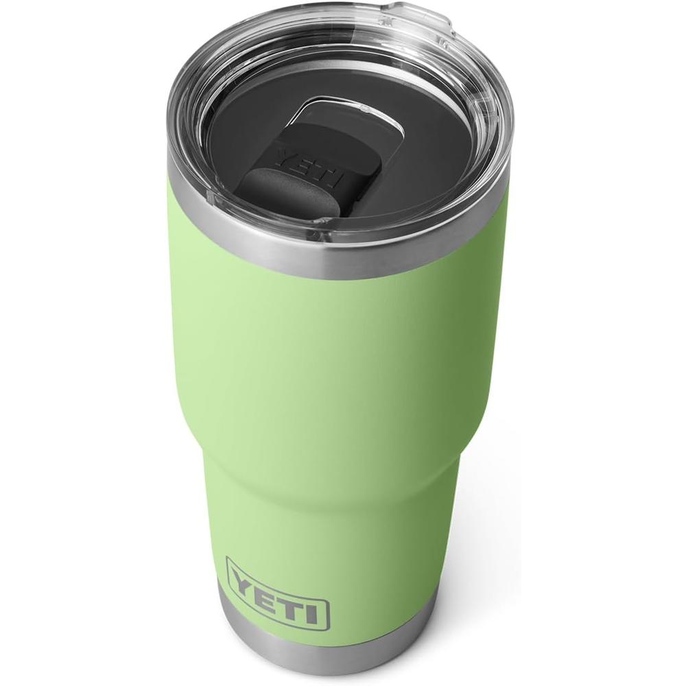 YETI RAMBLER VASO DE 30 OZ DE ACERO INOXIDABLE Y TAPA MAGSLIDER | VERDE LIMÓN - 1