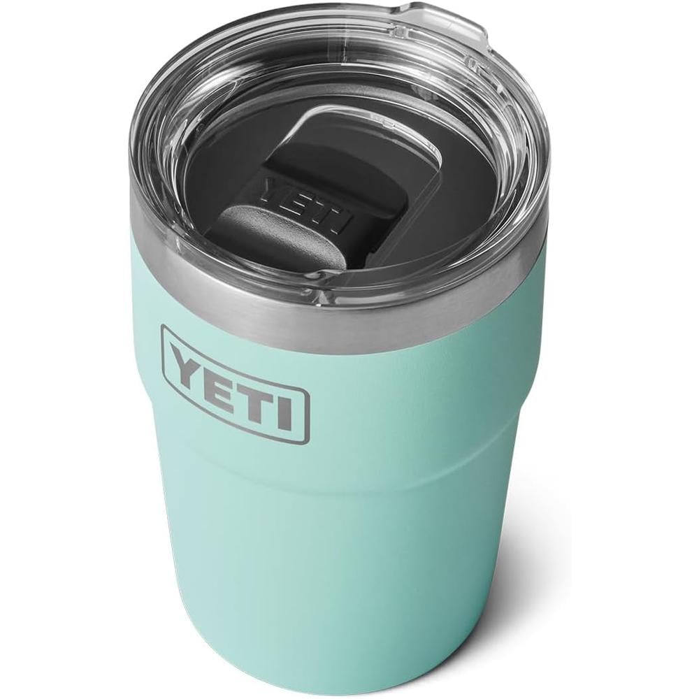 YETI RAMBLER VASO DE 16 OZ DE ACERO INOXIDABLE CON TAPA MAGSLIDER | TURQUESA - 1