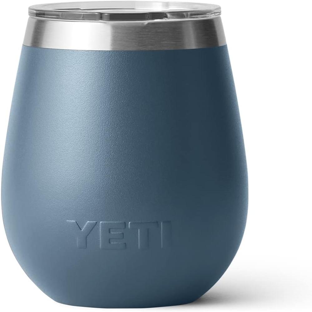 YETI RAMBLER VASO DE VINO DE 10 OZ DE ACERO INOXIDABLE CON TAPA MAGSLIDER | AZUL ELECTRICO - 5